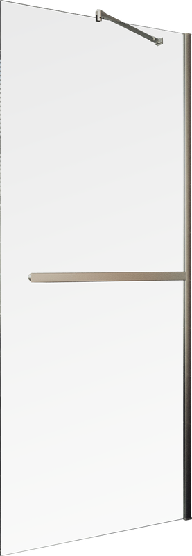 Душевая перегородка Maybahglass MGD-720-5ш 69 см, профиль хром матовый, стекло прозрачное
