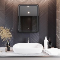 Зеркало Mixline Мальта -лофт 60 с подсветкой, пластиковая рама