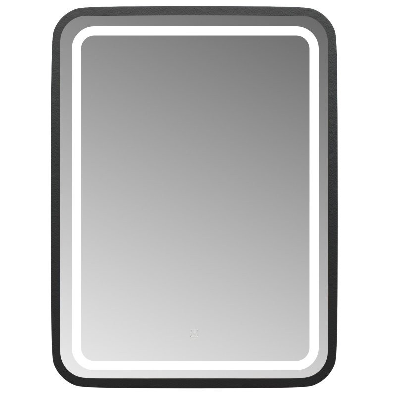 Зеркало Mixline Мальта -лофт 60 с подсветкой, пластиковая рама