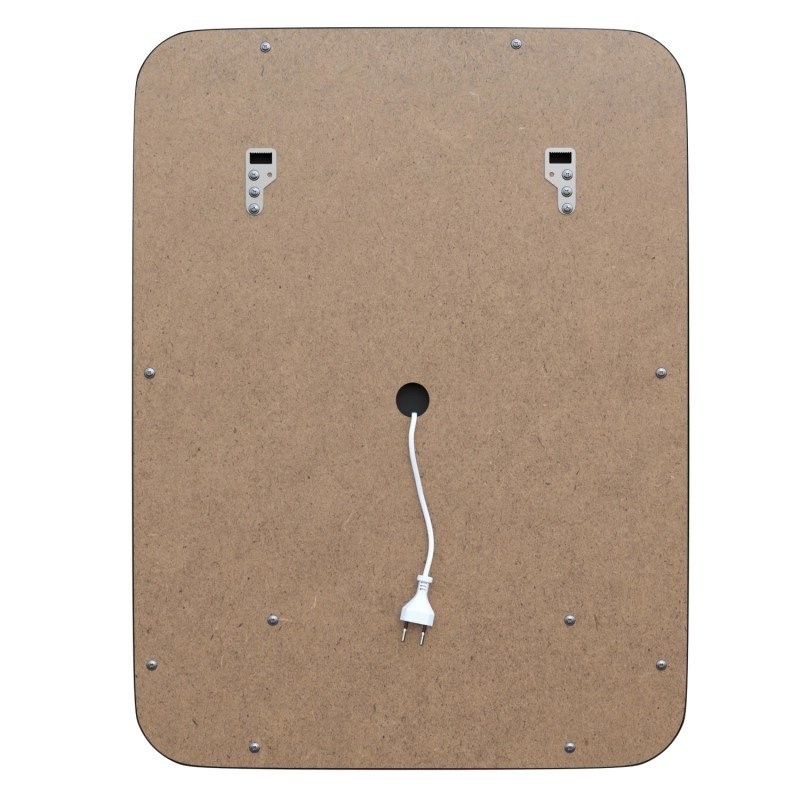 Зеркало Mixline Мальта -лофт 60 с подсветкой, пластиковая рама