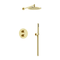 Душевой комплект Sancos Etna SC9010BG С ВНУТРЕННЕЙ ЧАСТЬЮ, брашированное золото, PVD покрытие