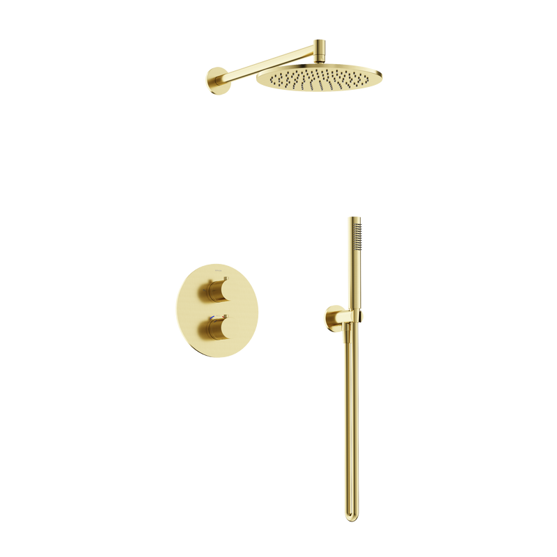 Душевой комплект Sancos Etna SC9010BG С ВНУТРЕННЕЙ ЧАСТЬЮ, брашированное золото, PVD покрытие