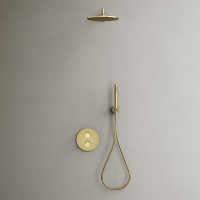 Душевой комплект Sancos Etna SC9010BG С ВНУТРЕННЕЙ ЧАСТЬЮ, брашированное золото, PVD покрытие