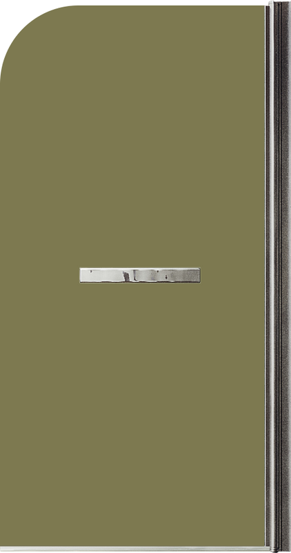 Шторка на ванну Maybahglass MGV-777-5 60x140, профиль матовый хром, стекло бронза