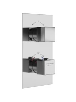 Термостатический смеситель встраиваемый KERAMA MARAZZI Futura 67648EKM.21.018 С ВНУТРЕННЕЙ ЧАСТЬЮ, хром