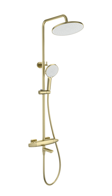 Душевая стойка Wonzon & Woghand WW-B3035-A2-BG брашированное золото