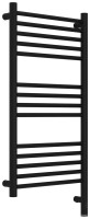 Полотенцесушитель электрический Сунержа Богема 3.1 31-6005-8040 90x45 см, подключение справа, матовый черный, лесенка