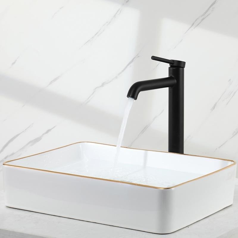 Смеситель для раковины Gappo G06-6 G1006-26 черный