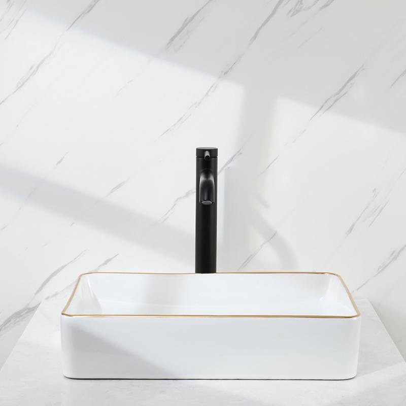 Смеситель для раковины Gappo G06-6 G1006-26 черный