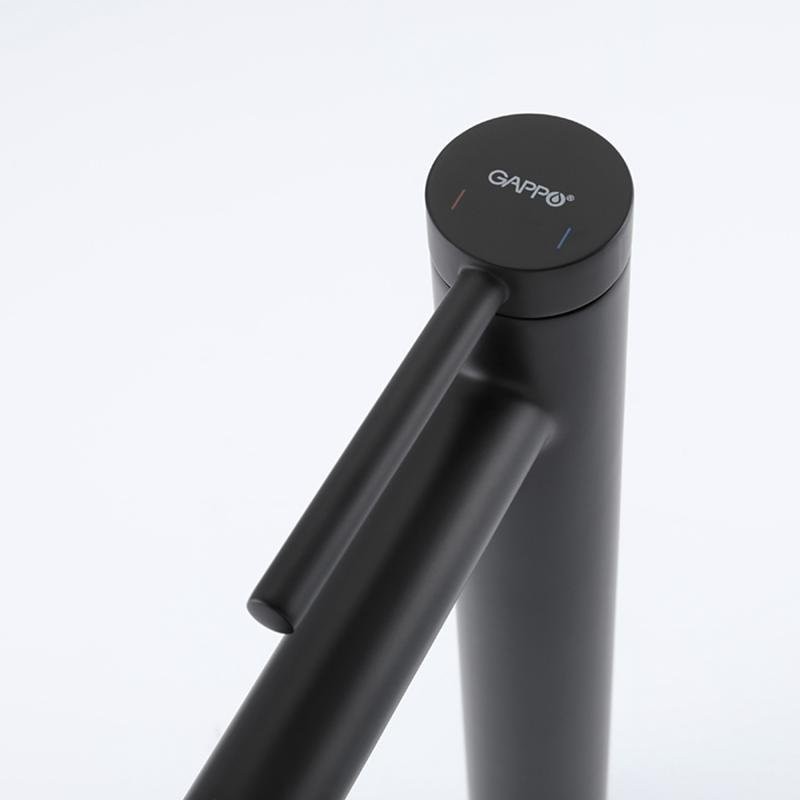 Смеситель для раковины Gappo G06-6 G1006-26 черный