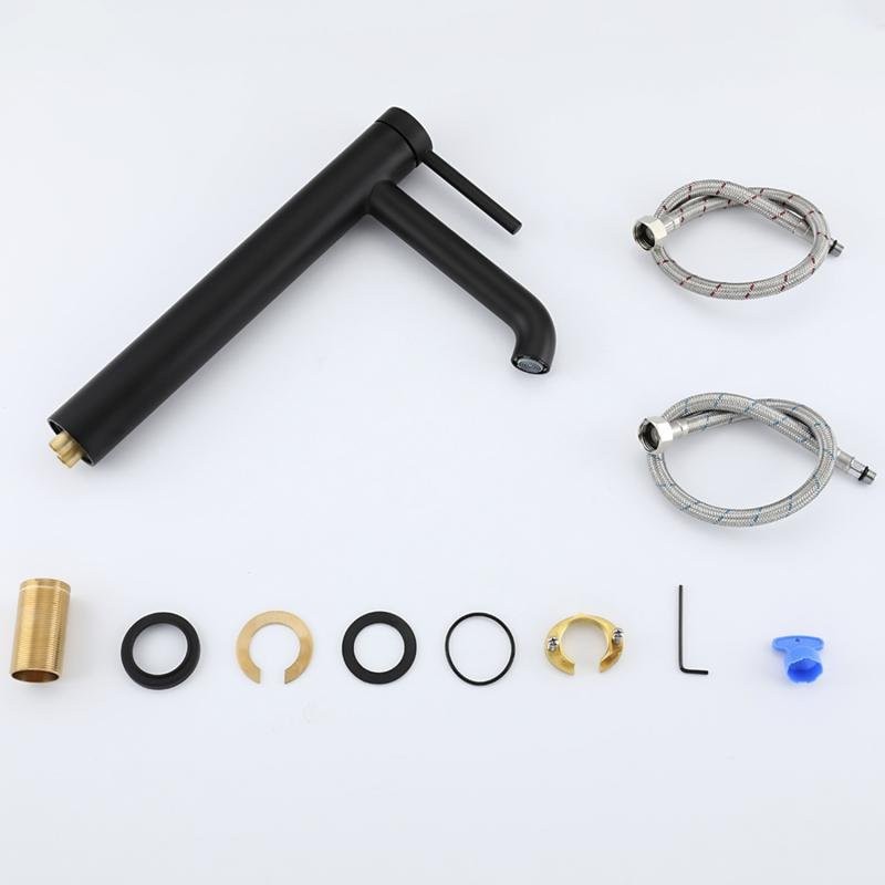 Смеситель для раковины Gappo G06-6 G1006-26 черный