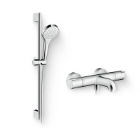 Душевой комплект Термостат Hansgrohe Ecostat 1001 CL ВМ 13201000 для ванны с душем + Гарнитур Croma Select S Vario 26562400