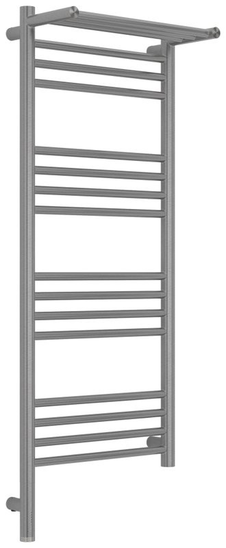 Полотенцесушитель электрический Сунержа Богема 3.1 071-6006-1040 110x45 см, подключение слева, сатин, лесенка, с полкой