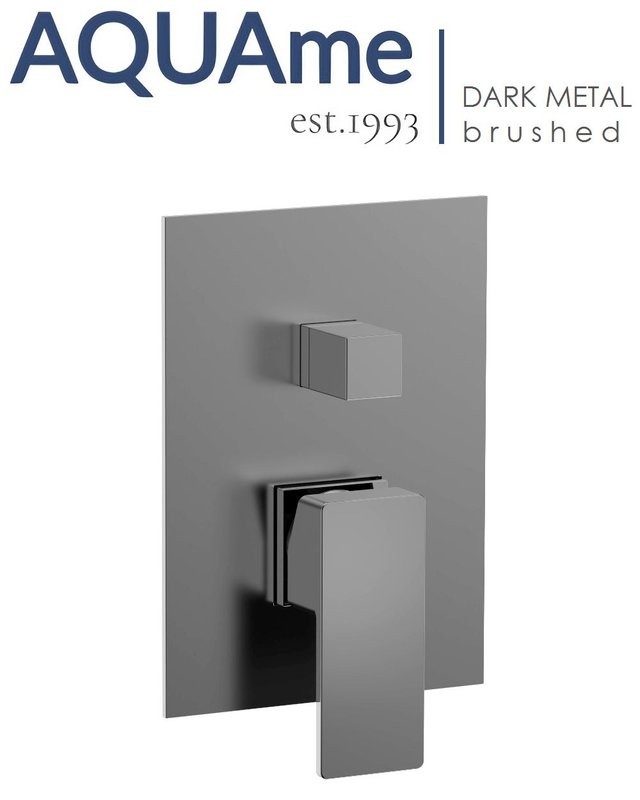 Смеситель для ванны и душа AQUAme Savona темный металл AQM8808GM