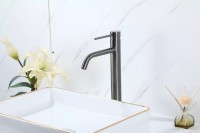 Смеситель для раковины Frap H807-9 F10807-29 оружейная сталь