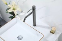 Смеситель для раковины Frap H807-9 F10807-29 оружейная сталь