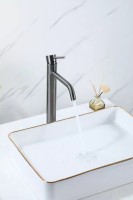 Смеситель для раковины Frap H807-9 F10807-29 оружейная сталь