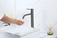 Смеситель для раковины Frap H807-9 F10807-29 оружейная сталь