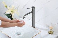 Смеситель для раковины Frap H807-9 F10807-29 оружейная сталь