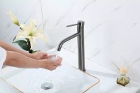 Смеситель для раковины Frap H807-9 F10807-29 оружейная сталь