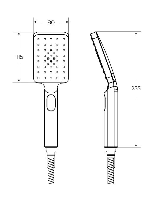 Душевая лейка Cezares Czr CZR-D3F2-01 хром
