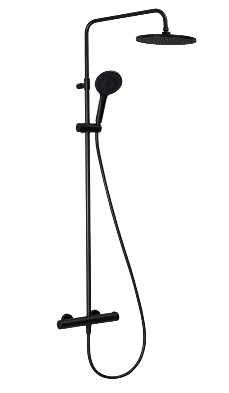 Душевая стойка Splendy Relax R RR208XTR26R3BM черная матовая