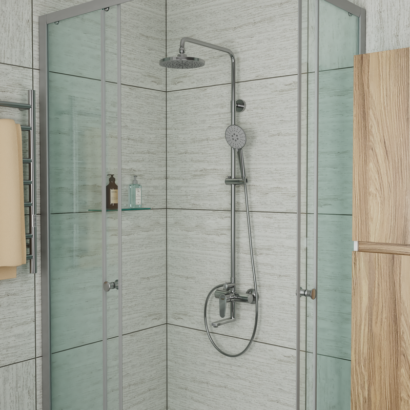 Душевая стойка D&K Bayern.München DA1563701B18 хром