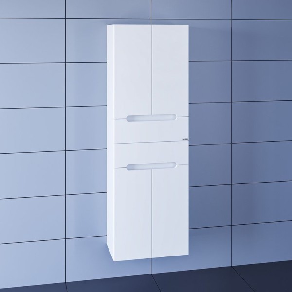 Шкаф пенал для ванной СаНта Лондон 50 подвесной