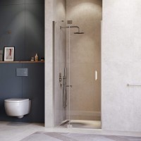 Душевая дверь в нишу RGW Hotel HO-014 1000х2000 профиль хром, стекло прозрачное