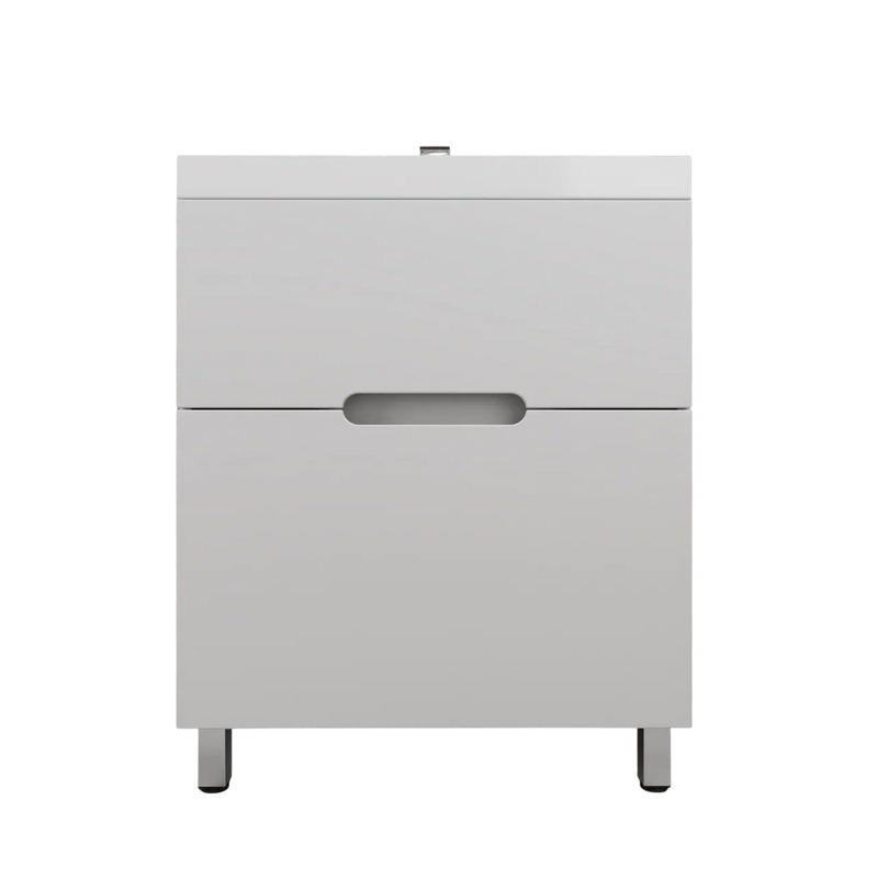 Тумба с раковиной Style Line Матис 70 напольная, белая матовая