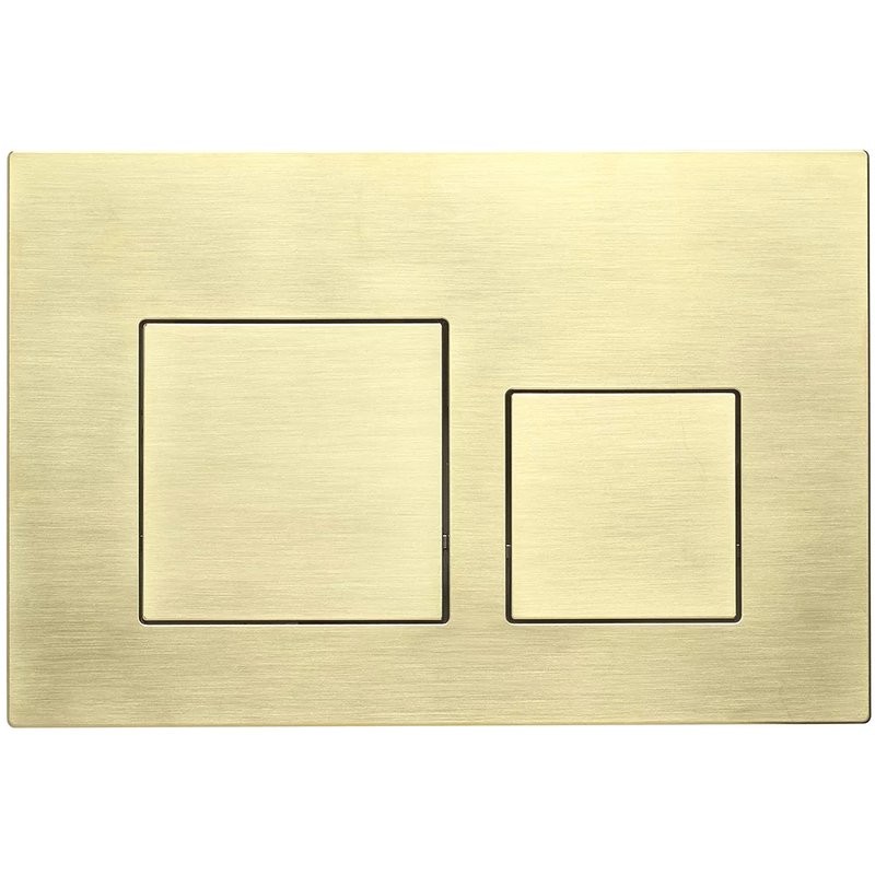 Кнопка смыва для унитаза Veconi Flush V4 пластик, цвет золото брашинг