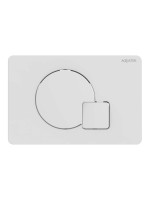 Кнопка смыва для унитаза AQUATEK KDI-0000066 АБС-пластик, цвет глянцевый белый