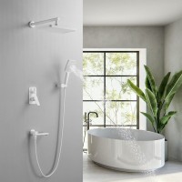 Душевая система / Тропический душ со смесителем встраиваемая Shevanik S9935C, белый