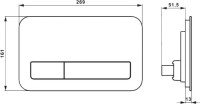 Кнопка смыва Villeroy & Boch Viconnect 922400RE белая глянцевая