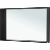 Зеркало Allen Brau Reality 120 с подсветкой, черный браш