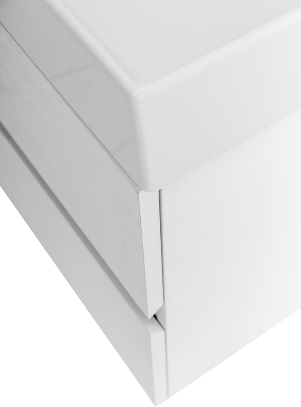 Тумба с раковиной Cezares Molveno 46 100 bianco ghiaccio, с раковиной Cezares CZR-MIL-100-LVB