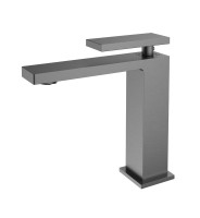 Смеситель для раковины Vincea Dice VBF-2DS1GM вороненая сталь Смеситель для раковины Vincea Dice VBF-2DS1GM вороненая сталь