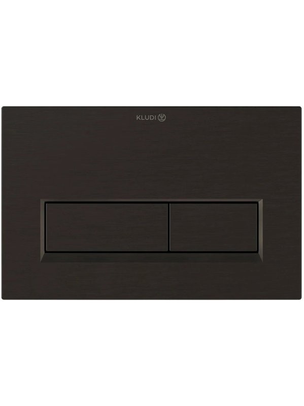 Кнопка смыва для унитаза Kludi Unifix 32PP01N2 пластик, цвет оружейная сталь