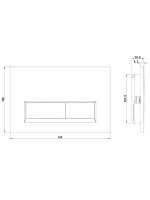 Кнопка смыва для унитаза Kludi Unifix 32PP01N2 пластик, цвет оружейная сталь Кнопка смыва для унитаза Kludi Unifix 32PP01N2 пластик, цвет оружейная сталь
