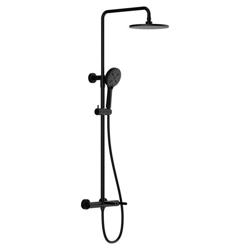 Душевая стойка Cersanit Олива (Oliva) 69002 матовая черная