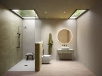 Душевая стойка Cersanit Олива (Oliva) 69002 матовая черная