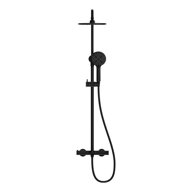 Душевая стойка Cersanit Олива (Oliva) 69002 матовая черная