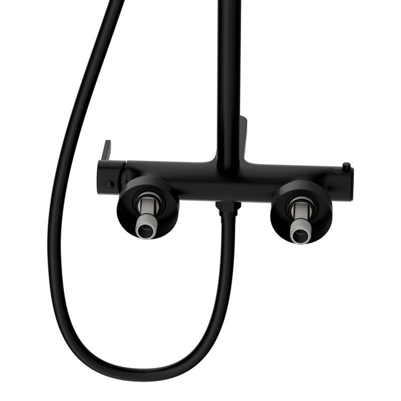 Душевая стойка Cersanit Олива (Oliva) 69002 матовая черная