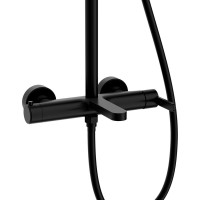 Душевая стойка Cersanit Олива (Oliva) 69002 матовая черная