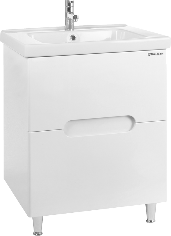 Тумба с раковиной Bellezza Андрэа 65 белая
