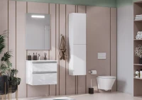 Мебель для ванной комнаты Roca The Gap 60 2 ящика, белый глянец, раковина 32799E000