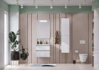 Мебель для ванной комнаты Roca The Gap 60 2 ящика, белый глянец, раковина 32799E000