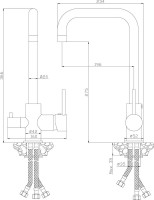 Смеситель для кухни Rossinka Z Z35-29