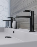 Смеситель для раковины Caprigo Kub 54-020-ner черный