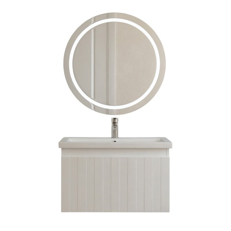 Мебель для ванной комнаты Vigo Finlay 70 подвесная, 1 ящик, матовая белая